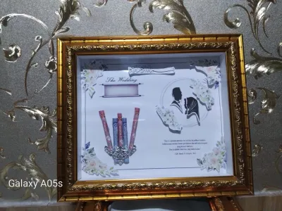 tempat mahar bingkai pernikahan uang murah seserahan vigura
