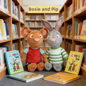 CHANZHE | Original Authorized Childrens Plush Doll and Book