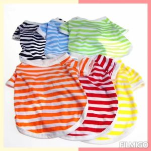 เสื้อเชิ้ตสัตว์เลี้ยง ลายแนวทแยง สําหรับสุนัข แมว #A070