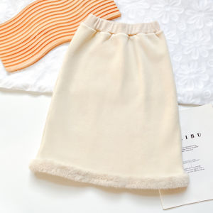 Red Wedding Dress Childrens Cheongsam Cotton Jacket Outerwear Winter Thickened Long Sleeve Female Baby Celebratory New Year Outfit