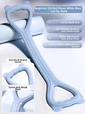 Shoulder Opening Back Beauty Stretch Fitness Yoga 8 Figure Resistance Band