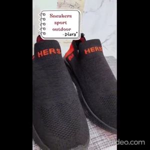 Techdoo Sepatu Pria Sneakers Sepatu Olahraga Sepatu Kets Kuliah Kerja Casual Breathable MR127