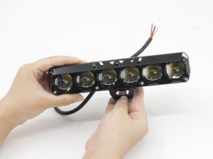 P6 Motorcycle Mini Driving Light 60W Dual Color Hi/Lo 6 Lens Spotlight Headlight For Motor Lampu Tembak Lampu Sorot