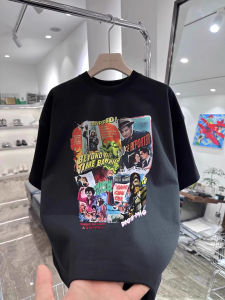 Áo Thun Nam Tay Ngắn in Hình Phim Ảnh Phong Cách Đường Phố Mỹ Mùa Hè Thường Ngày Cotton Thoáng Khí Thoải Mái Cho Thanh Thiếu Niên