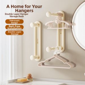 NAIFUNA | Multi-functional No-drill Wall Mounted Storage Rack for Home