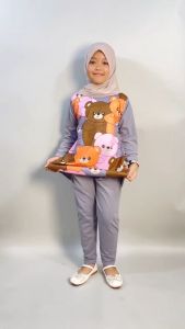 CF Kids Setelan Anak Perempuan FullPrint Bear