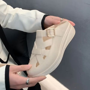 Com Sepatu Wanita Mule Motif Tali Gladiator Sandal Bustong Jelly Wanita Terbaru
