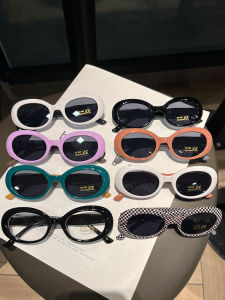 Elegant Oval Frame Sunglasses for Children Flat Light Baby Fashionable Sun Glasses Student High End Sensation Cool Kids Accessories