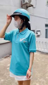 Áo Thun Polo Xanh SM TAXI Full Size 100% Giống Hãng