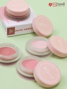 Shawill Cheek Glow Blush Naturally Saturated Long-Lasting Waterproof Natural Blush Brightening Skin ToneSilky Texture 5g S6008