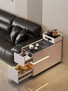 My Home | Luxury Movable Sofa Side Table For Living Room Tea Making
