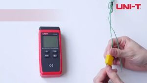 UNI-T UT320D MINI CONTACT TYPE DIGITAL THERMOMETER K/J TEMPERATURE METER LCD BACKLIGHT DATA HOLD