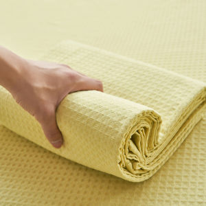 NONGNONGAI | Waffle Texture Cotton Bed Linens