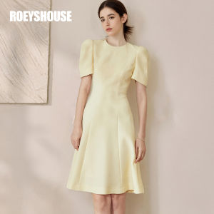 Roey s house | French Bubble Sleeve Texture Dress