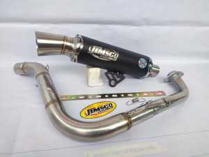 Knalpot Samlong 38mm [Free Laser Nama] Vario Aerox PCX Nmax Beat Scoopy Mio j M3 Soul Lexi Xride Genio Original JIMSCO Racing