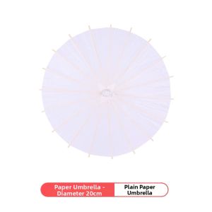 XIAOXIONGERBAN | Childrens DIY Oil Paper Umbrella Blank For Painting