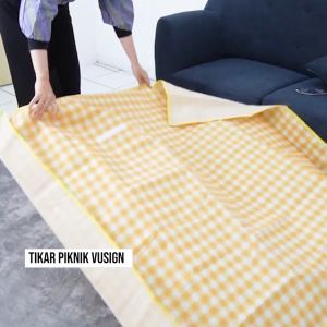 Vusign Picnic Mat / Tikar Piknik Lipat Anti Air Kain Oxford Tebal VS88X