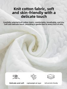 KAMONI | Waterproof Anti-Hair Oil Memory Pillow Protector 70x42x10cm