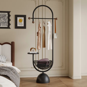 YOUJI | Modern Vintage Style Minimalist Iron Floor Clothes Rack