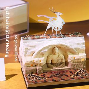 Lịch Dán Tường 3D Hình Cú Bật Mình