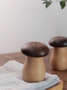 รูปแบบใหม่ กล่องไม้จิ้มฟัน รูปร่างเห็ด สไตล์ญี่ปุ่น ใช้ตกแต่งร้านอาหาร