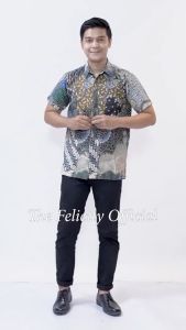 Couple Batik Atasan Pria Wanita Minimalis Trendy