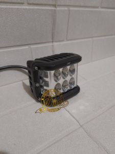 lampu tembak sorot 6 mata strobo kedip plus breket plat nomor rx king