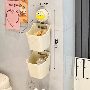 Suction Cup Kitchen Storage Rack