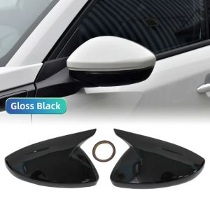 Side Rearview Mirror Cap Wing Mirror Cover Fit For Peugeot 208 308 408 508 307 308 2008 4008 5008 2013-2023 Car Accessories
