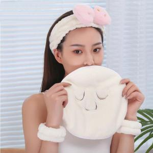 New 1Pcs Hanging Ear Soft Hot Compress Towel Steam Heating Cold Hot Compress Face Towel Wet Compress Irrigation Face TowelAcc