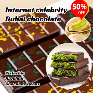 Internet celebrity Dubai chocolate Handmade chocolate Delicious Thousand-thread sandwich bread Solid