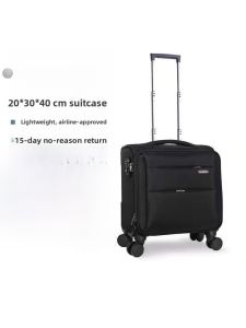 Spring Autumn Airlines Luggage Suitcase Travel Bag for Men And Women with Pull Rod Business Style Zipper Closure Expandable Layer