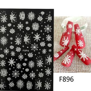 F896 Internet celebrity new snowflake nail sticker simple and explosive F snowflake girl nail decoration sticker