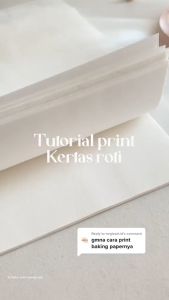 Baking paper / Kertas Roti 40gsm - 10 lembar