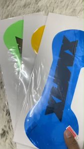 ฟิล์มไมล์Xmax ฟิล์มกันรอยไมล์ Xmax 300 สติกเกอร์ฟิล์มบังไมล์ (กันรอย) X-max (0356)