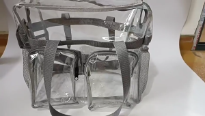 Thickened Clear Bag Waterproof High Quality Transparent Backpack PVC Work Handbag