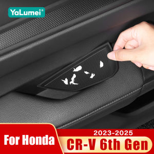 For Honda CR-V CRV 6th Gen 2023 2024 2025 2026 Hybrid Car Door Storage Organizer Tray Silicone Pad Interior Accessories