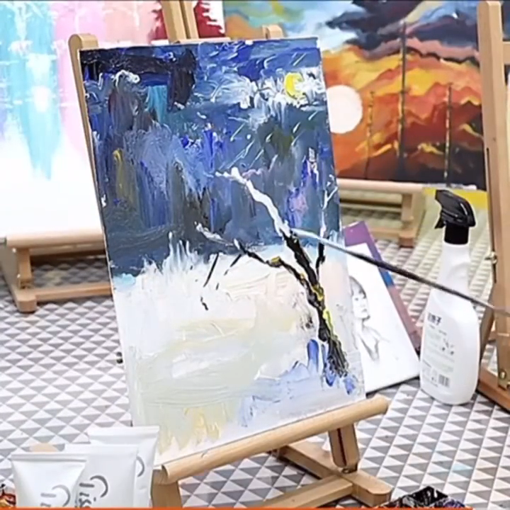 Canvas Board Painting Plain Cotton Painting Canvas Panels For Acrylic Watercolors Oil Paint 280GSM 画板 高质量 帆布板