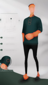 KURTA LELAKI CASUAL BERKOLAR LENGAN PANJANG (tali)- KURTA AIMAN