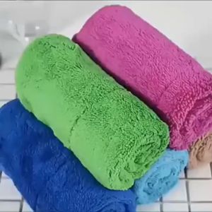 (High quality)Thickened Microfiber Cloth / Coral Feece Absorbent Towel/Rag / Tuala Penyerap Kain Microfiber / Coral Feece/ 珊瑚绒抹布/超细纤维毛巾