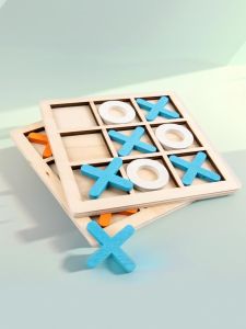 WOWEIAOKUANG | Parent-child Interaction Wooden Tic Tac Toe Game