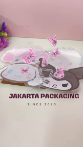 Plastik Zipper Lucu Bentuk Kepala Sanrio UK ± 12-15cm MIN.4PCS – Pouch Unik & Imut Jakartapackaging MN-1273