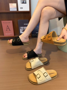 2026 Summers Lazy Persons Blessing - Cork-Patterned Womens Slippers Unlocking Comfortable Summer