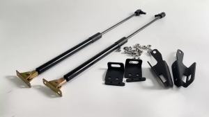 Bộ Nâng Đỡ Capo Màu Đen 1 Cặp Dành Cho Jeep Wrangler JK & Unlimited 2011-2018 2/4 Cửa Bộ Dụng Cụ Hỗ Trợ Bằng Kim Loại Của Ando Racing