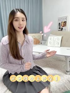 Height Adjustable Foldable Desk for Study