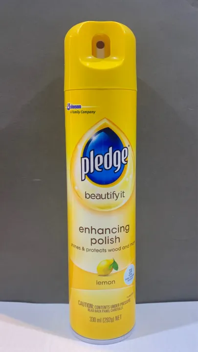 Pledge Enhancing Polish Lemon Scent 330ml
