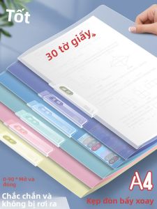 Good | Tệp Nhựa Trong Suốt Có Thanh Kéo Dài Để Lưu Giấy Thi Và Tài Liệu