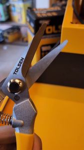 Tolsen Industrial Stainless Straight Pruning Shear (200mm 8") PVC Grips 31031