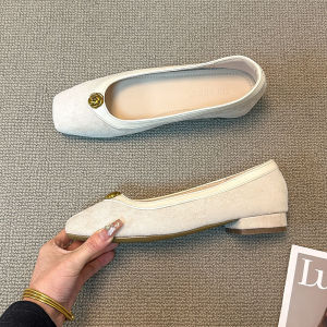 French Flat Bottom Slip-On Womens Shoes Comfortable All-Day Wear Fashionable Casual Footrest Ideal for Commuting And Daily Wear