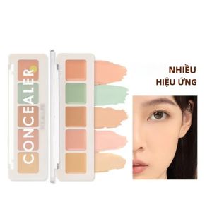 Kem Che Khuyết Điểm Năm Màu Youliyoula Dành Cho Vết Thâm Do Mụn Quầng Thâm Dưỡng Ẩm Trang Điểm Phục Hồi - Mọi Loại Da